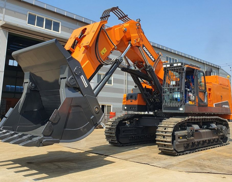 Экскаватор с прямой лопатой, DX800FS