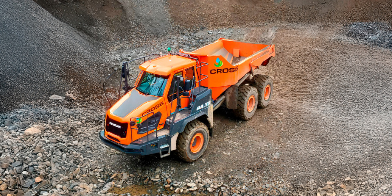 Новый шарнирно-сочлененный самосвал Develon DA30-7 - лучшая в своем классе производительность на пересеченной и мягкой местности